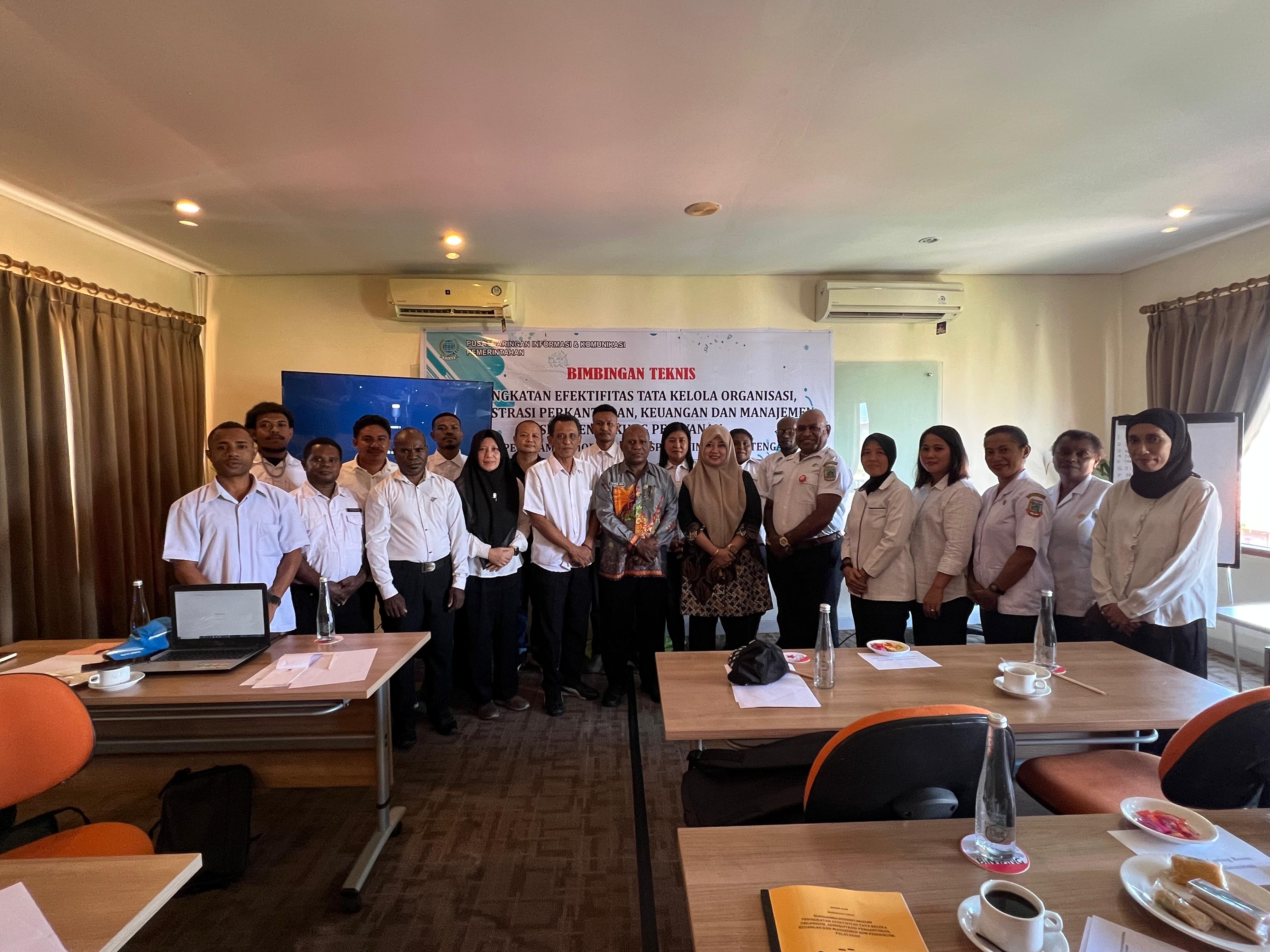 BIMTEK ASN SEKRETARIAT DPMPSTP PAPUA TENGAH TINGKATKAN KOMPETENSI TATA KELOLA INTERNAL KEDINASAN