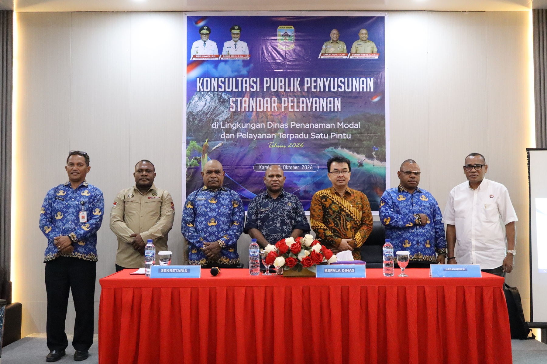 WUJUDKAN PELAYANAN PRIMA, DPMPTSP PAPUA TENGAH  GELAR KONSULTASI PUBLIK
