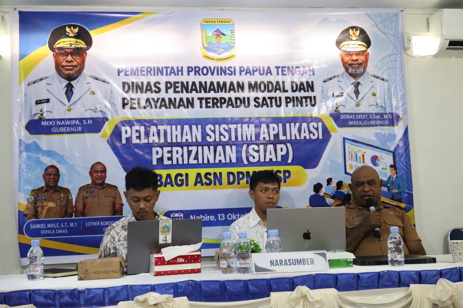 PELATIHAN APLIKASI SIAP BAGI ASN DPMPTSP PAPUA TENGAH